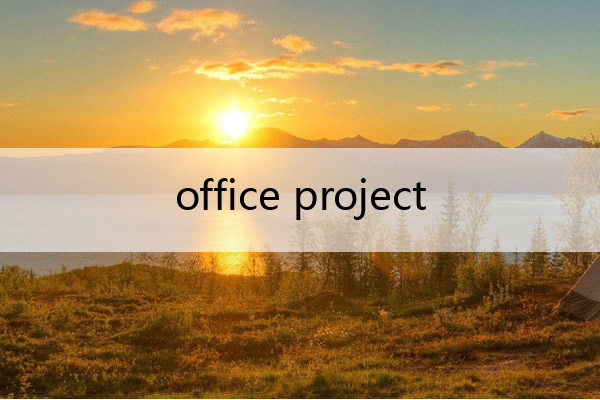 office project,office project教程
