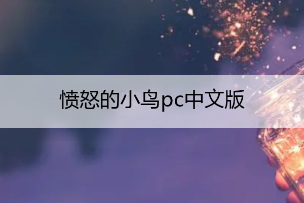 愤怒的小鸟pc中文版,愤怒的小鸟pc中文版下载
