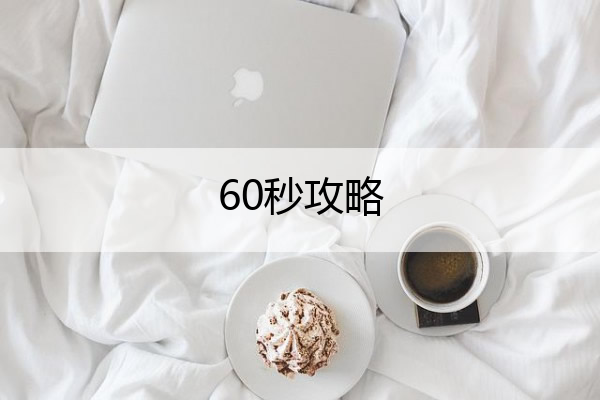 60秒攻略(60秒攻略女儿变异)
