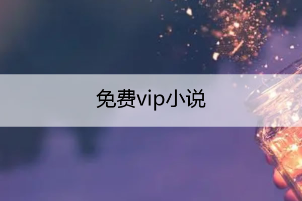 免费vip小说 vip小说免费阅读