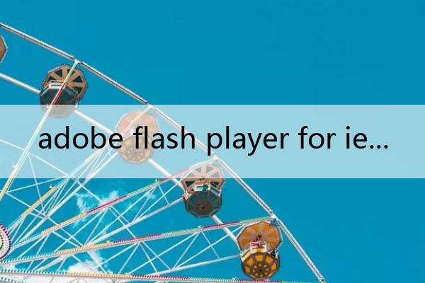 adobe flash player for ie,
